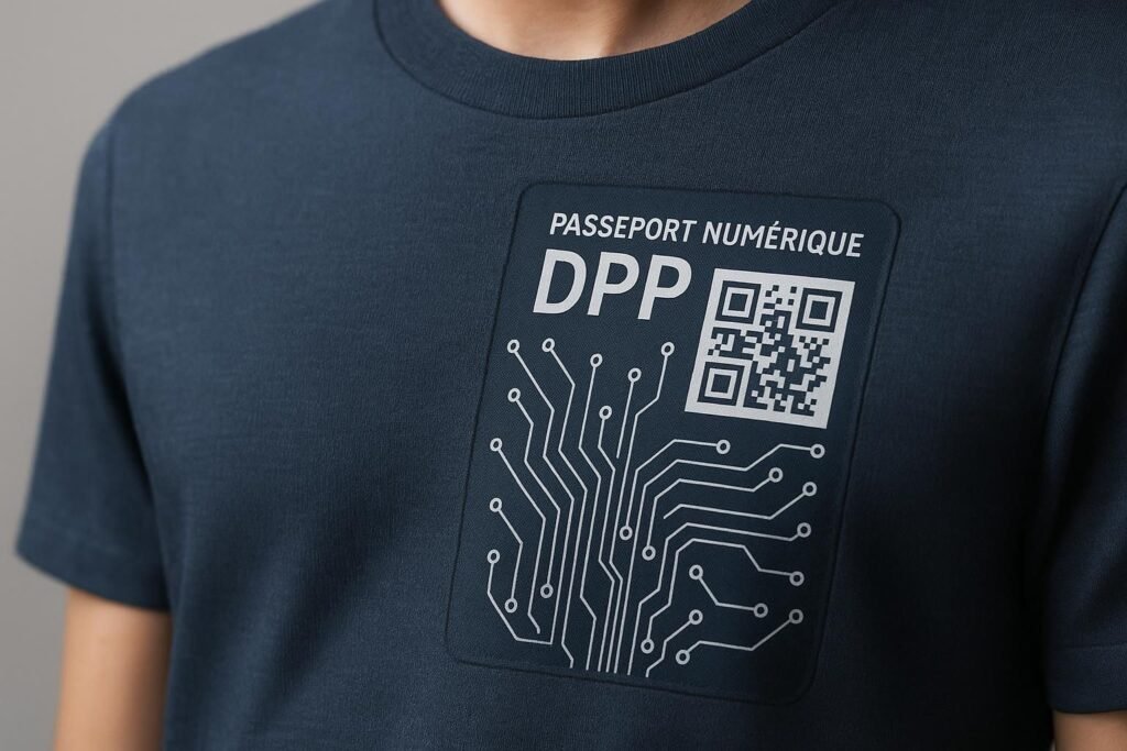 Découvrez comment lire et comprendre un passeport numérique produit (DPP) sur un vêtement. Guide pratique pour décrypter les informations essentielles et garantir la transparence de vos achats dans la mode.