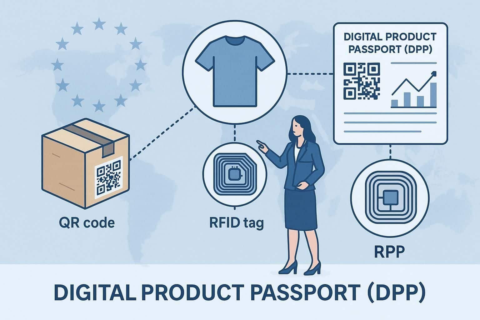 Découvrez tout ce qu'il faut savoir sur le passeport numérique des produits (DPP), une nouvelle réglementation européenne visant à renforcer la traçabilité, la durabilité et la transparence des produits au sein de l'Union Européenne.