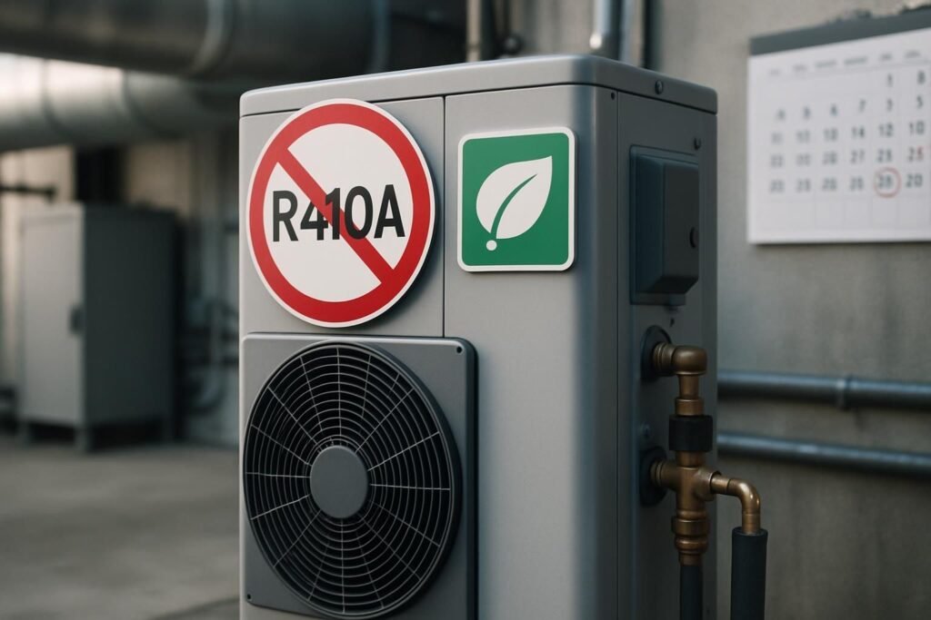 Découvrez les règles et dates d'interdiction du R410a, ainsi que les alternatives écologiques pour votre système de climatisation et de réfrigération.