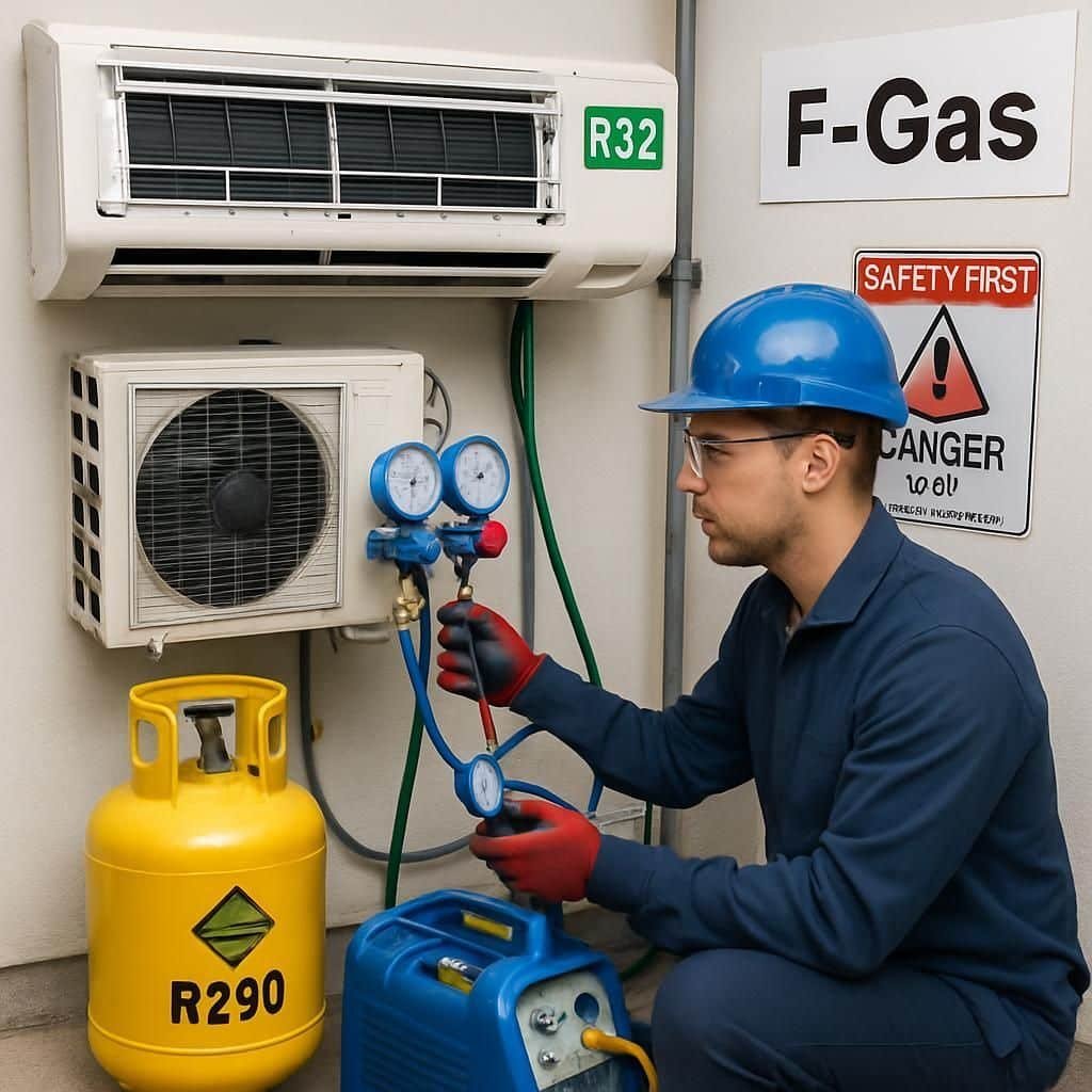 Découvrez les règles et dates d'interdiction du R410a, ainsi que les alternatives écologiques pour la climatisation et la réfrigération.